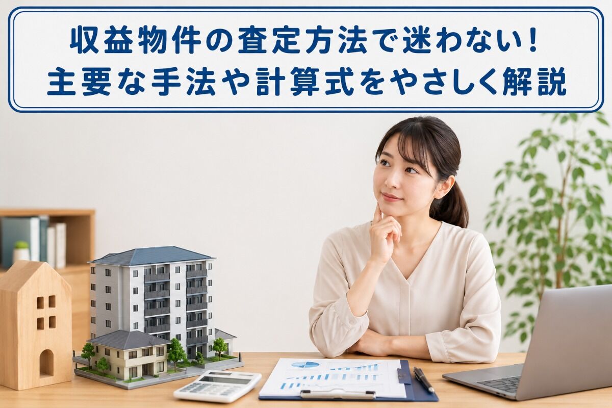 収益物件の査定方法で迷わない！主要な手法や計算式をやさしく解説