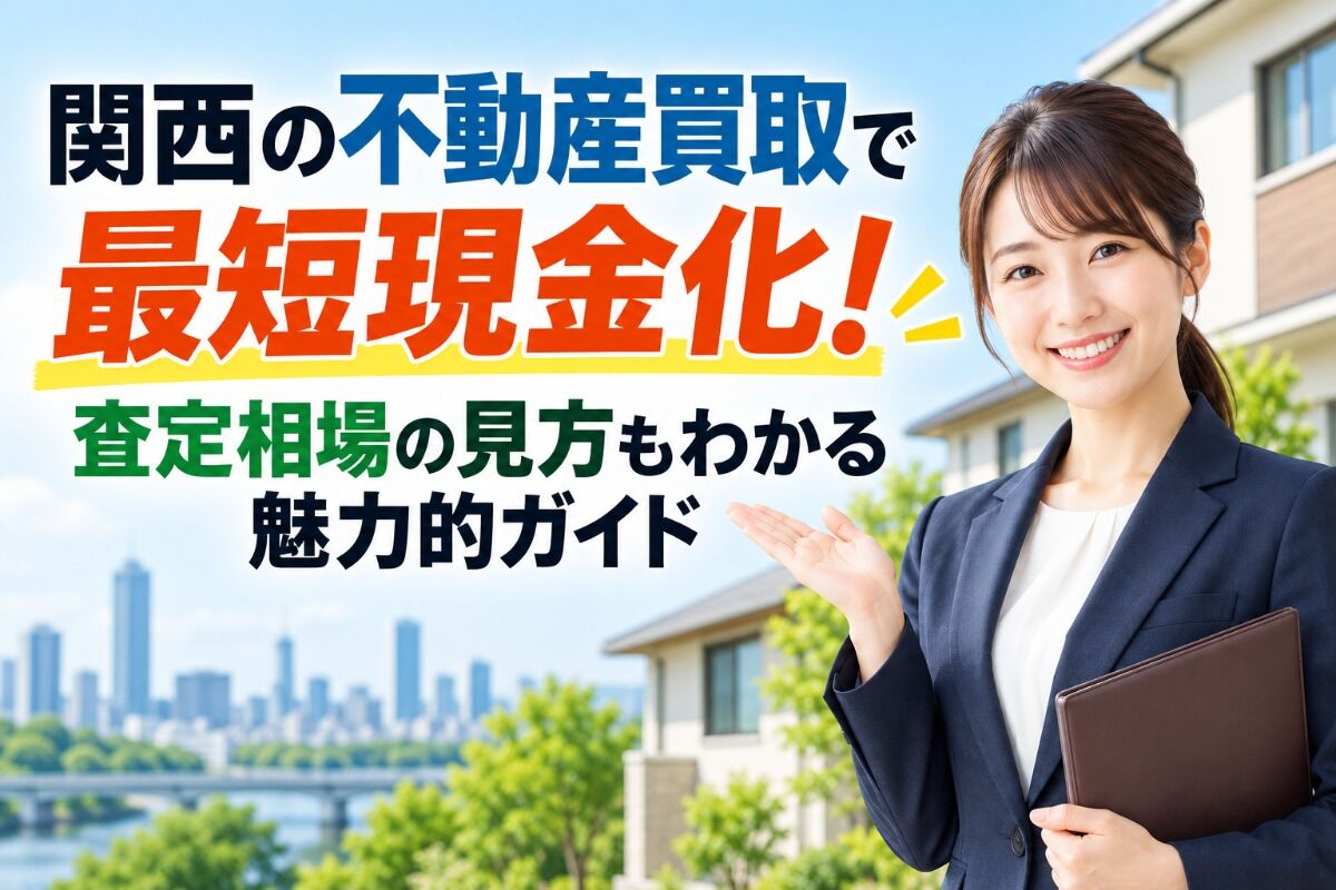 関西の不動産買取で最短現金化！査定相場の見方もわかる魅力的ガイド