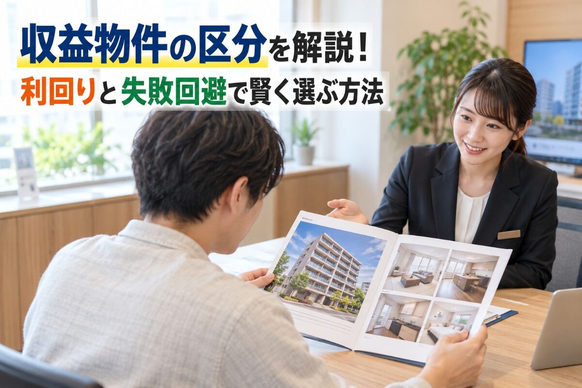 収益物件の区分を解説！利回りと失敗回避で賢く選ぶ方法
