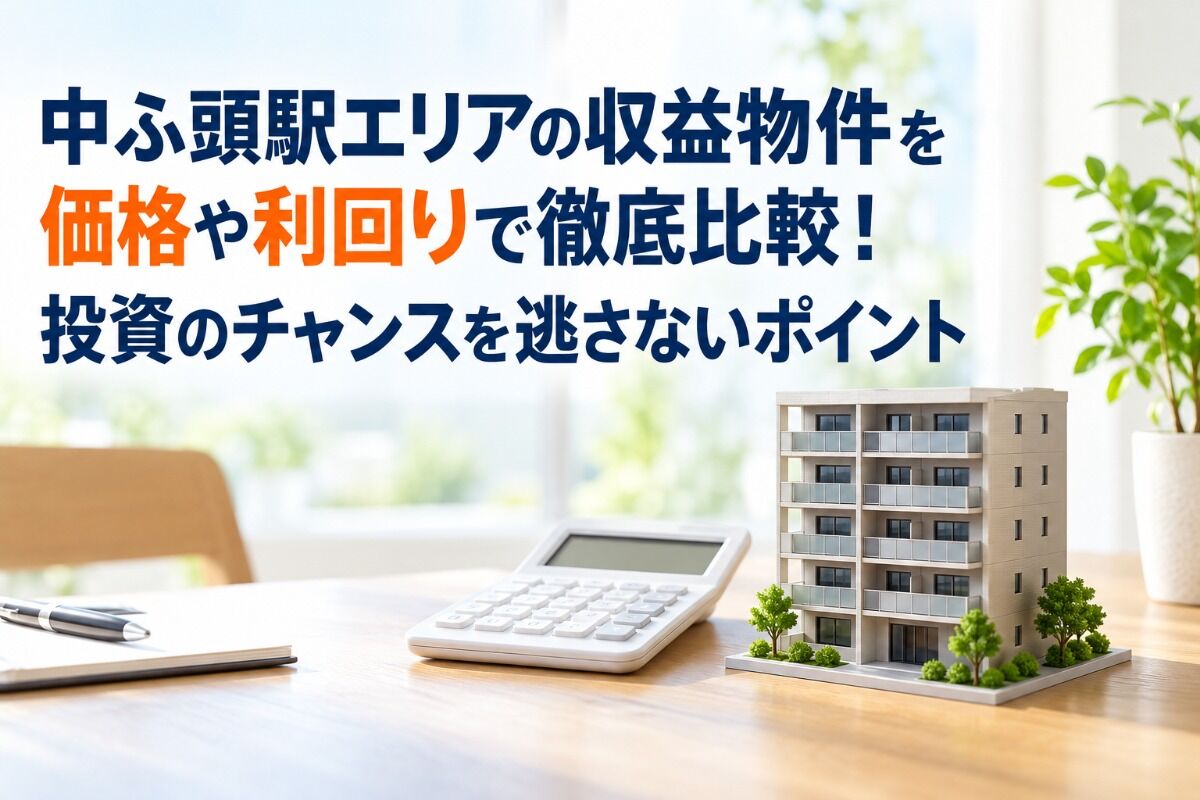 中ふ頭駅エリアの収益物件を価格や利回りで徹底比較！投資のチャンスを逃さないポイント
