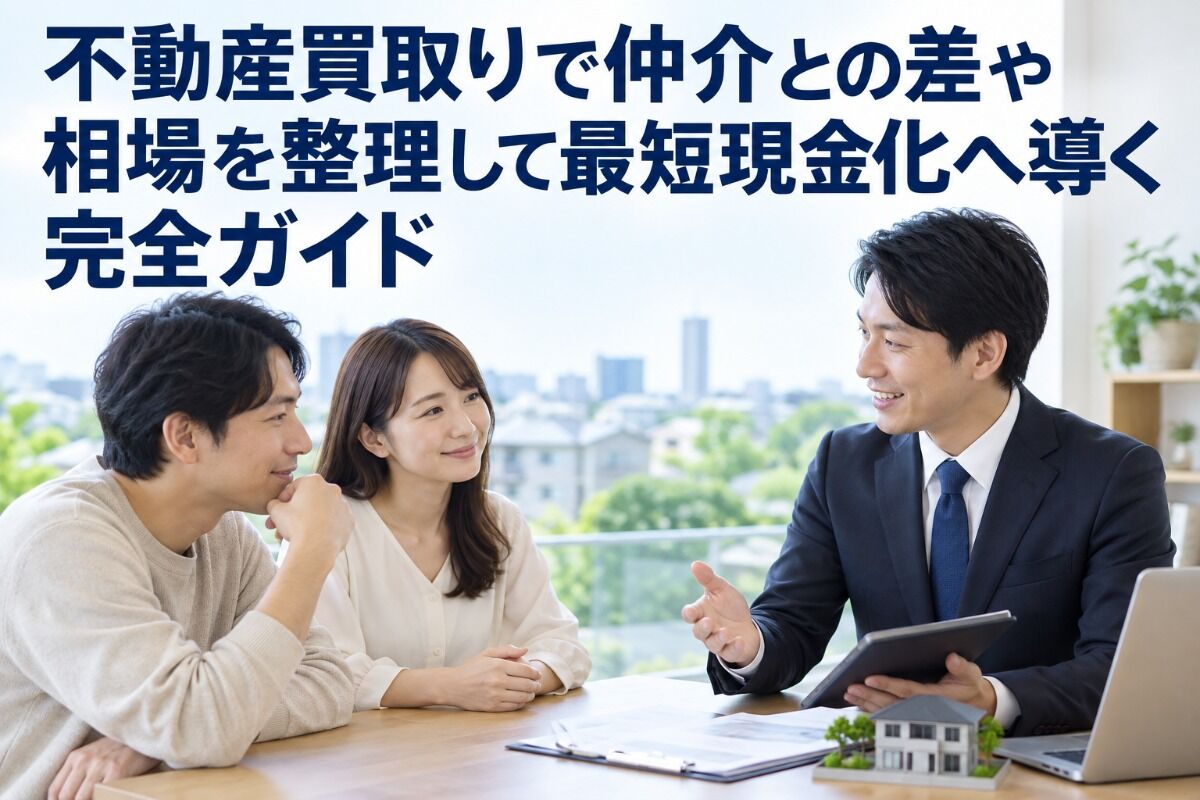 不動産買取りで仲介との差や相場を整理して最短現金化へ導く完全ガイド